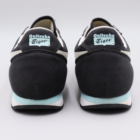 Onitsuka Tiger Sakurada Black White Light Blue Womens Size 6.5 Casual Sneakers - Picture 7 of 9